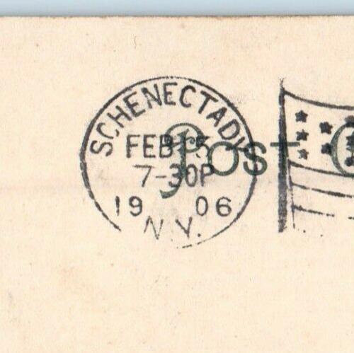 1906 Union R.R Railroad Station Horse Carriage Troy New York NY Antique Postcard