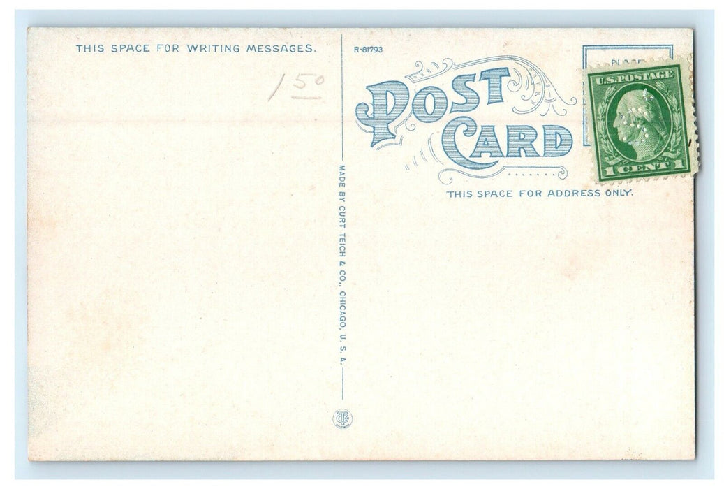 c1910 General Office Swift & Company Building Chicago Illinois IL Postcard