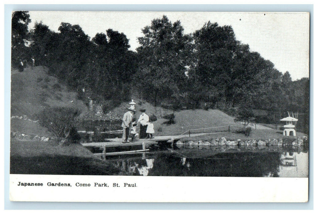 c1910s Japanese Gardens Como Park St. Paul Minnesota MN Unposted Postcard