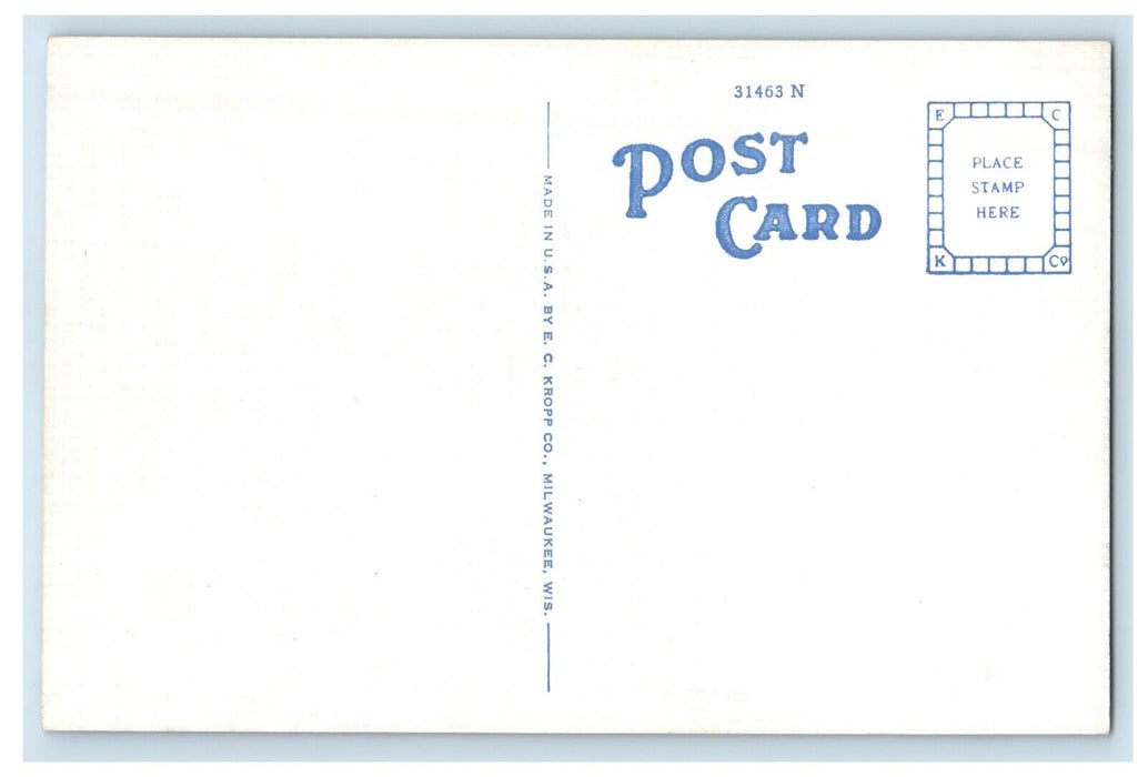 c1940s I.C.R.R Shops Paducah Kentucky KY 17 Unposted Vintage Postcard