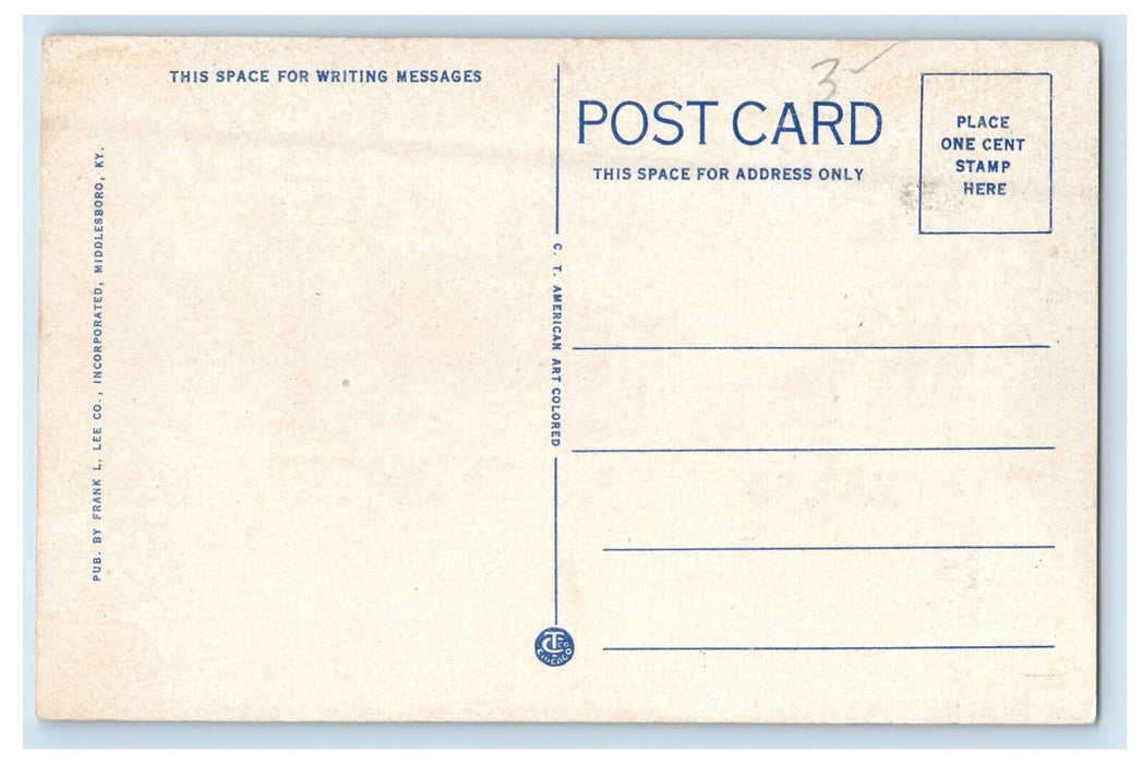 c1920s Pinnacle Rock Near Middlesboro Kentucky KY Unposted Postcard