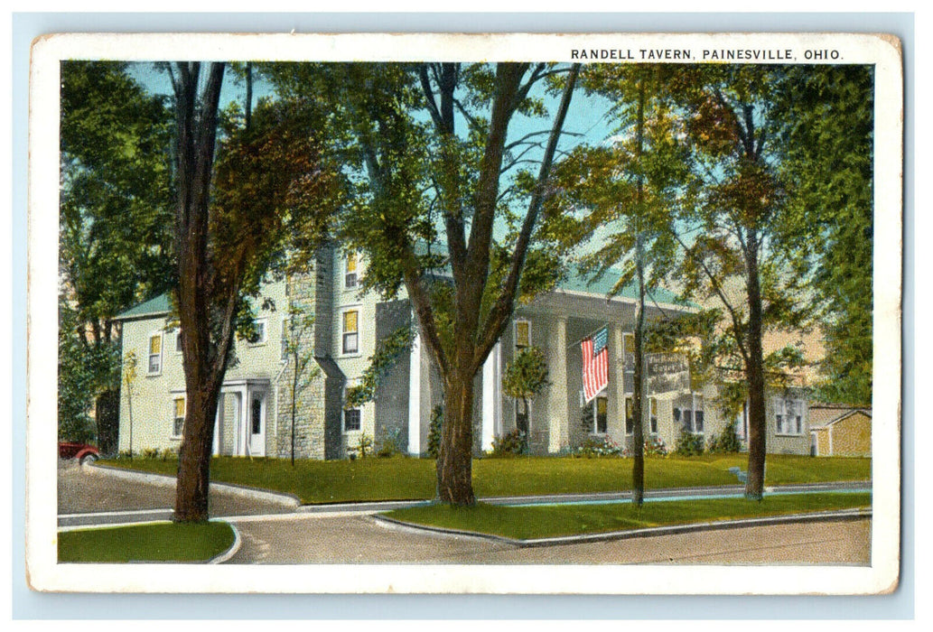 c1920s Randell Tavern, Painesville, Ohio OH Vintage Unposted Postcard