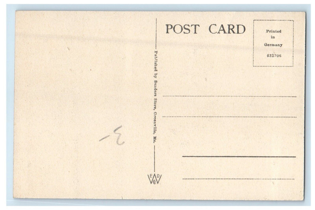 c1930's View Of Moosehead Lake From The Highlands Maine ME Vintage Postcard