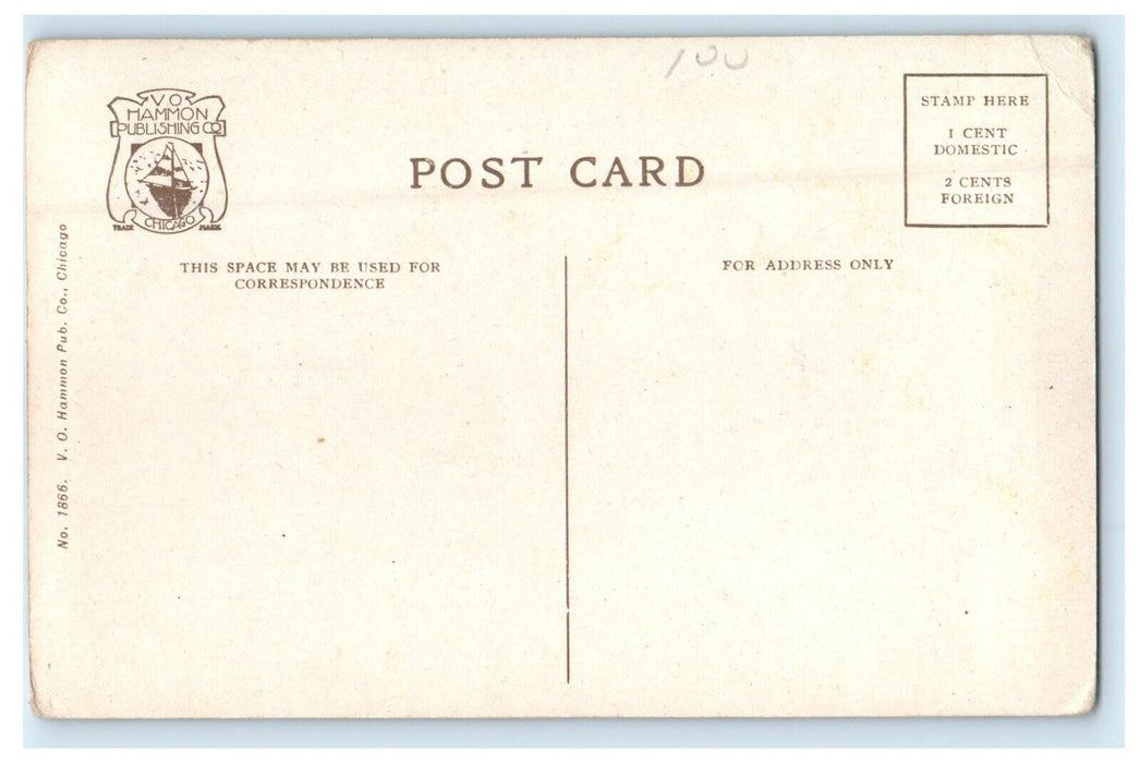 c1910 Marshall Field And Company Wholesale Trolley Chicago Illinois IL Postcard