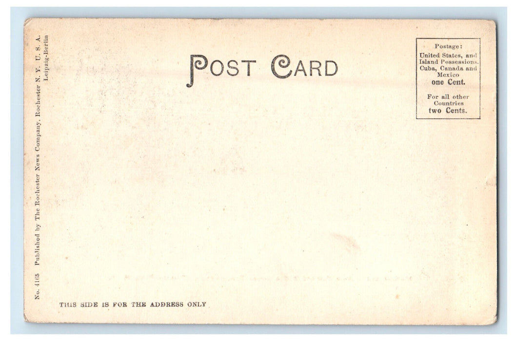 c1905 Mohawk and Malone Railroad Bridge, Trenton Falls New York NY Postcard