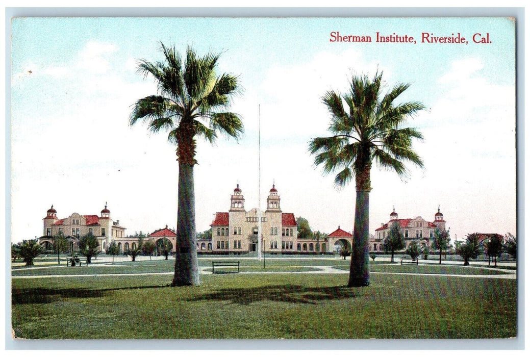 c1910's Sherman Institute Riverside California CA Unposted Antique Postcard
