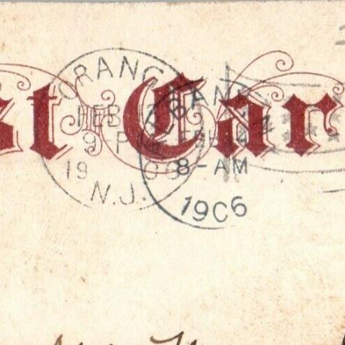 1906 St. John's Church And School Orange New Jersey NJ Antique Postcard