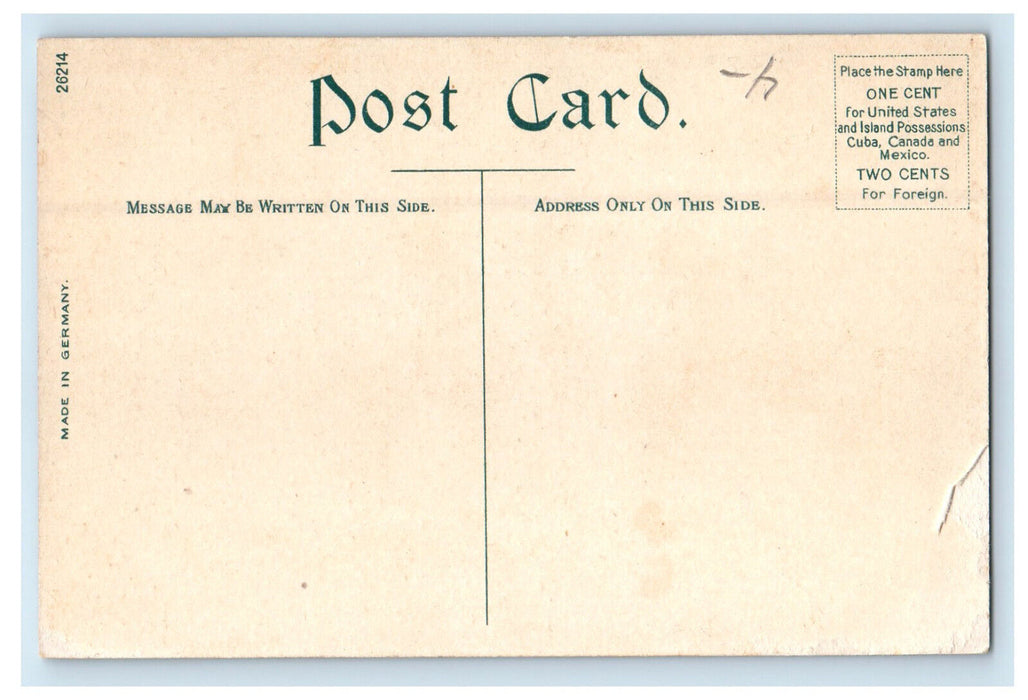 c1910 Residence of Ex Gov John F Hill, Augusta Maine ME Antique Postcard