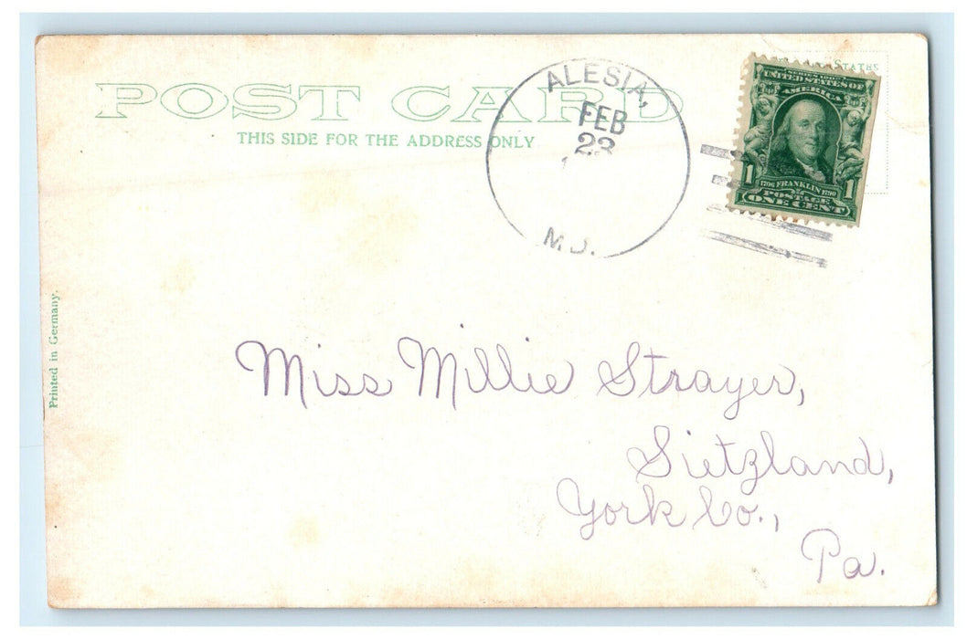 c1905s Sea View, Spring Point, Ledge Light, Portland Maine ME Antique Postcard