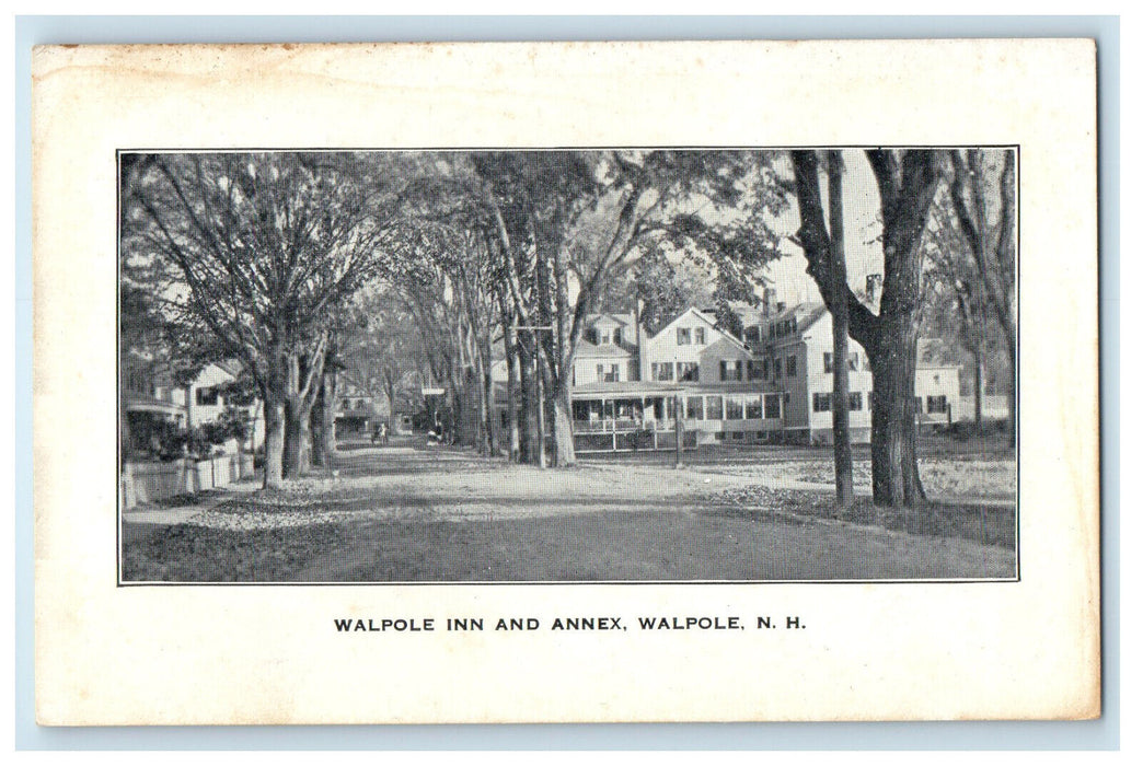 c1910 Walpole Inn and Annex Walpole New Hampshire NH Unposted Postcard