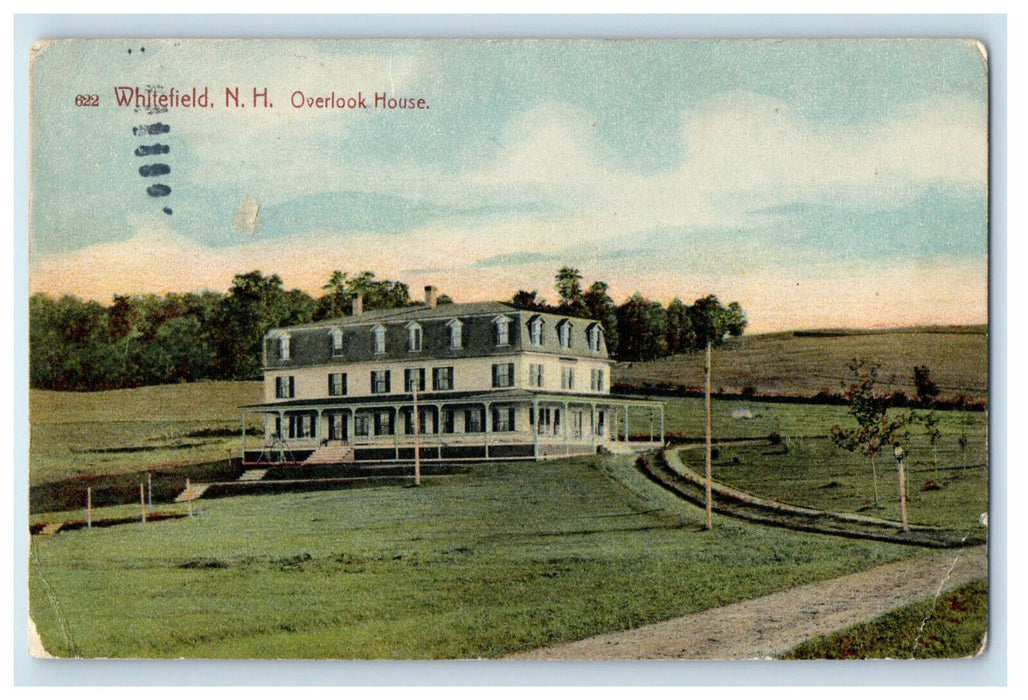 1907 Overlook House, Whitefield New Hampshire NH Antique Posted Postcard