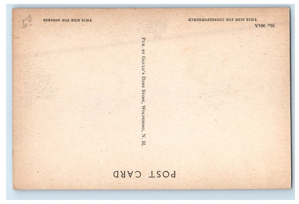 Canoeing In The Moonlight Lake Winnipesaukee Wolfeboro New Hampshire NH Postcard