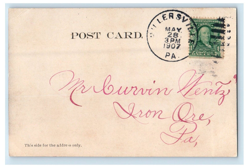1907 The Science Building Millersville State Normal School Campus PA Postcard
