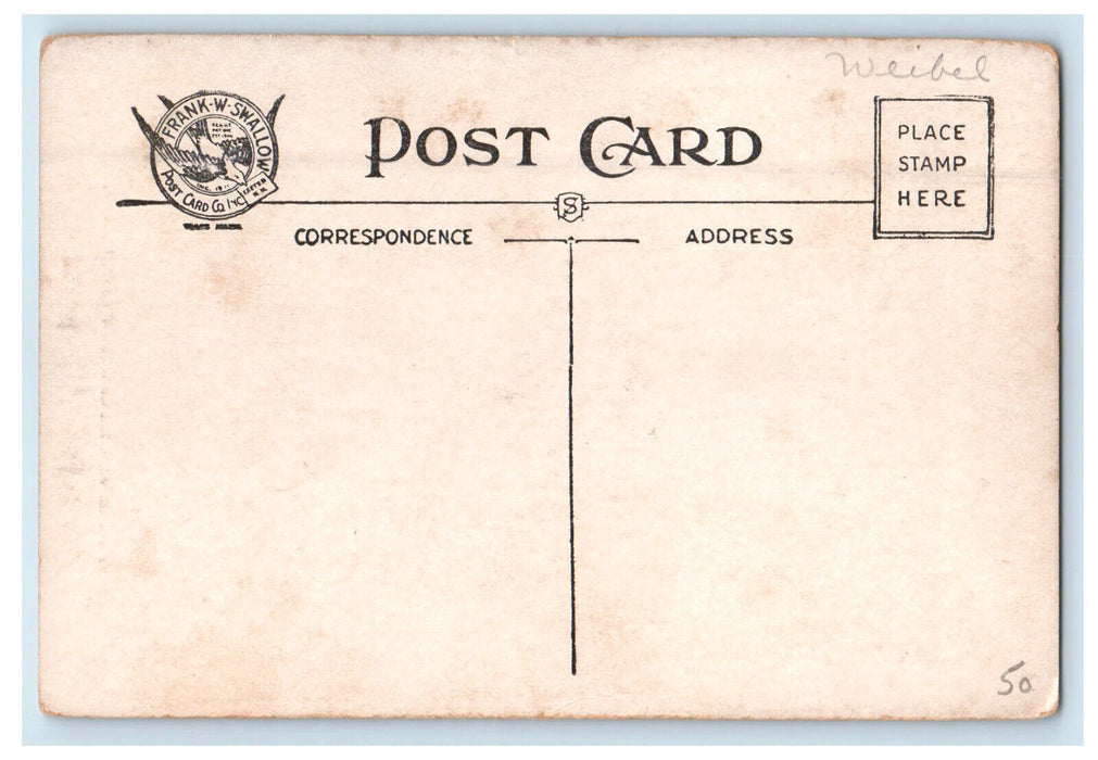 c1910 First Universalist Church, Woodsville New Hampshire NH Unposted Postcard