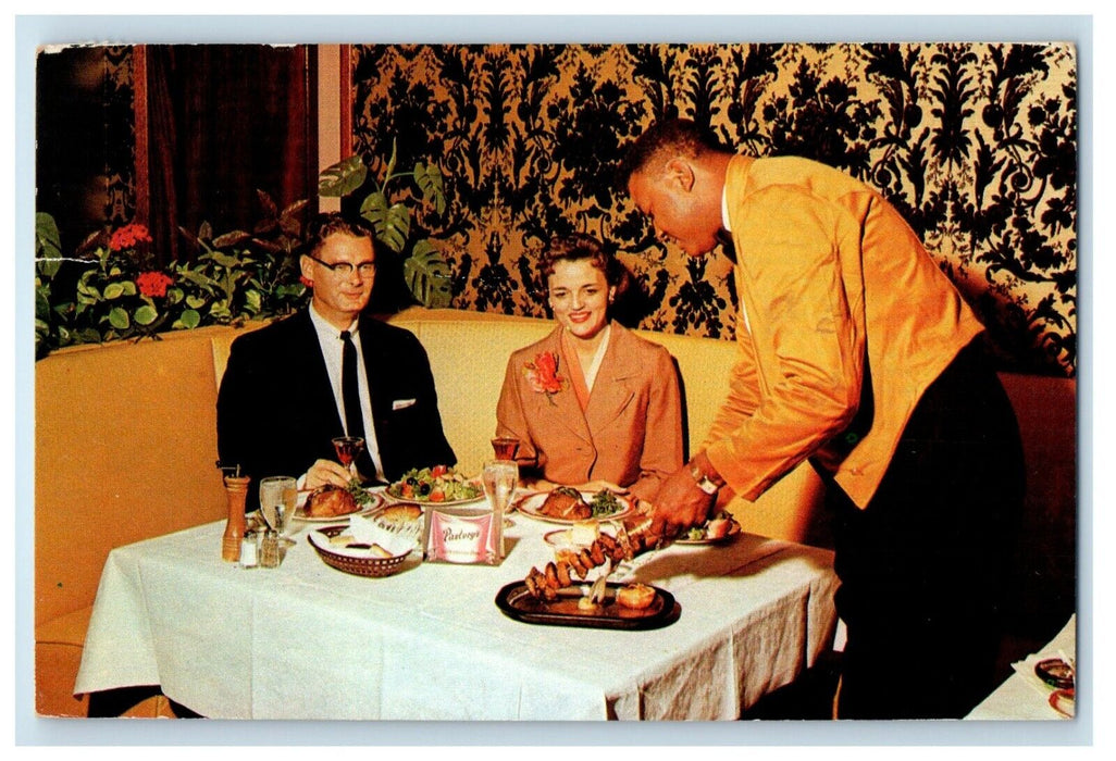 1971 Pastory's Restaurant Preston Forest Village, Dallas Texas TX Postcard