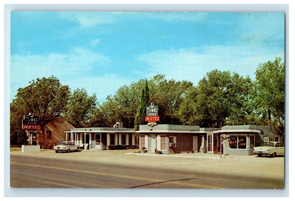 c1960s Towne House Motel Lamesa Texas TX Unposted Vintage Postcard