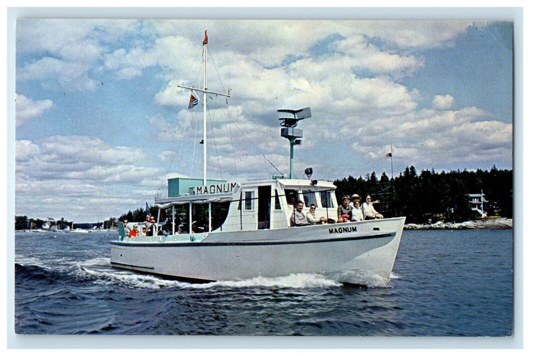 Boothbay Harbor Maine ME, Magnum Christmas Cove Pemaquid Beach Postcard