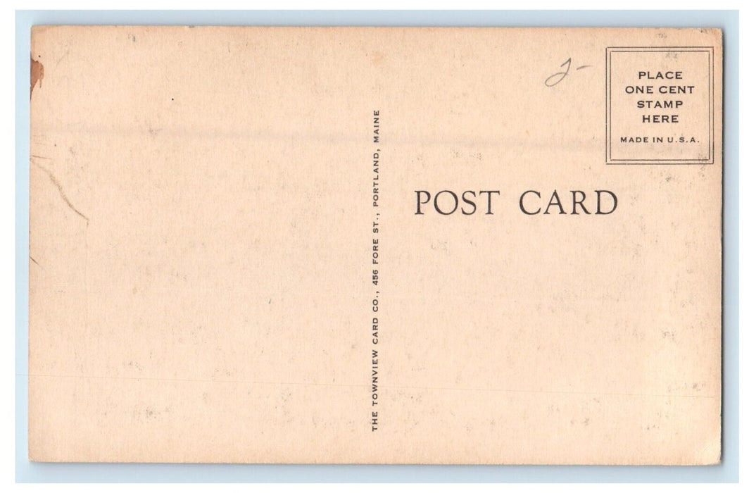 c1930's Wakefield Cong. Church, Wakefield New Hampshire NH Vintage Postcard