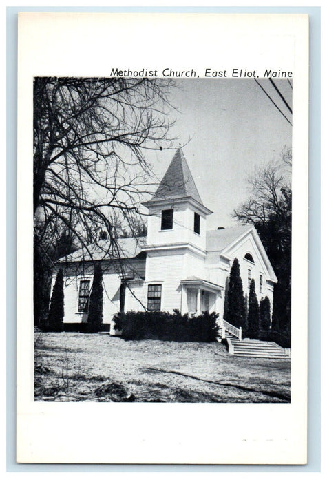 c1930's Methodist Church East Eliot Maine ME Unposted Vintage Postcard