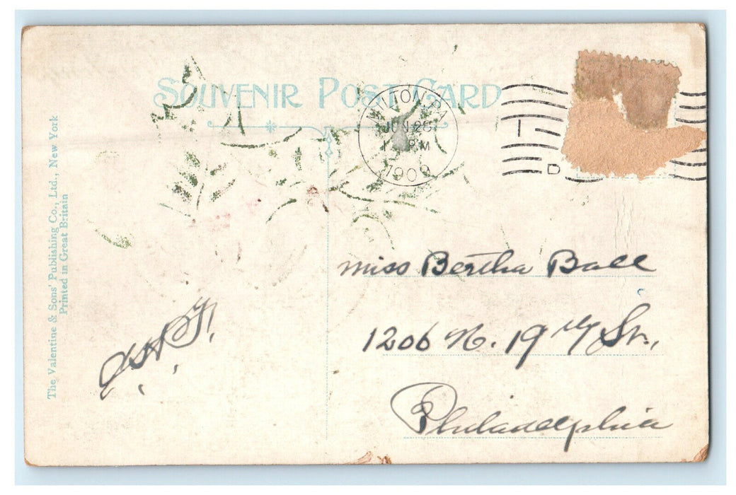 1909 Hepburn Street School Building Milton Pennsylvania PA Posted Postcard