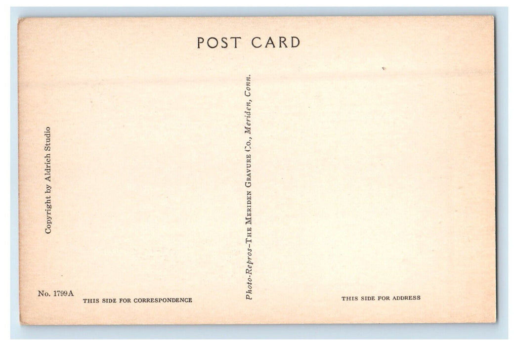 The Weirs NH, Howard Ballou's Cabins Restaurant Korner Kubbard From Air Postcard