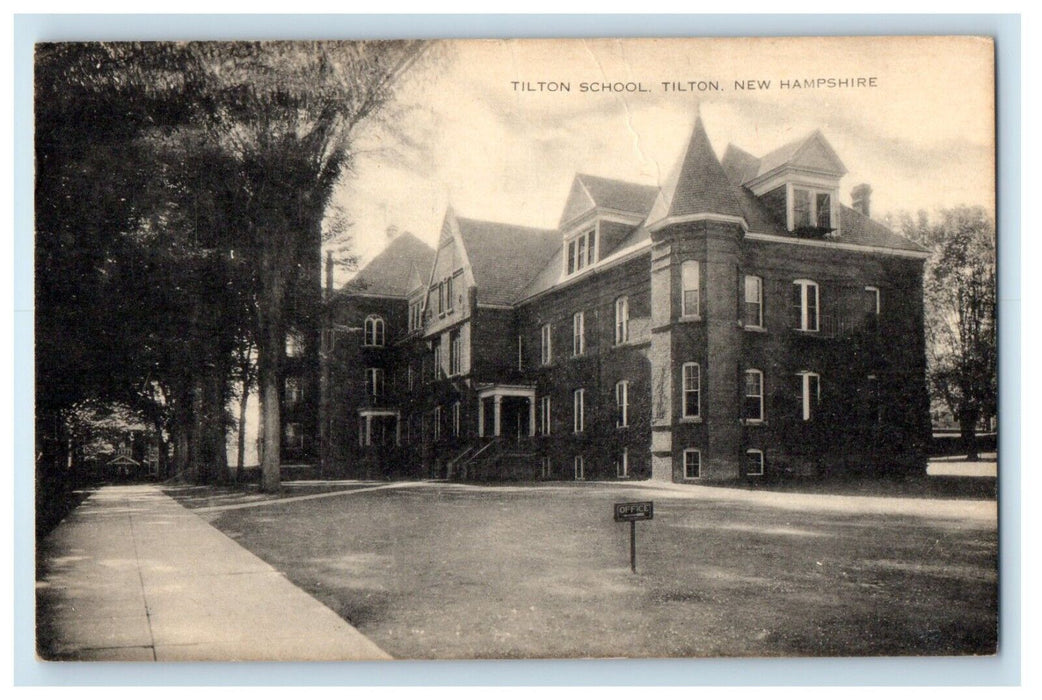 Tilton School Building Campus Tilton New Hampshire NH Vintage Postcard