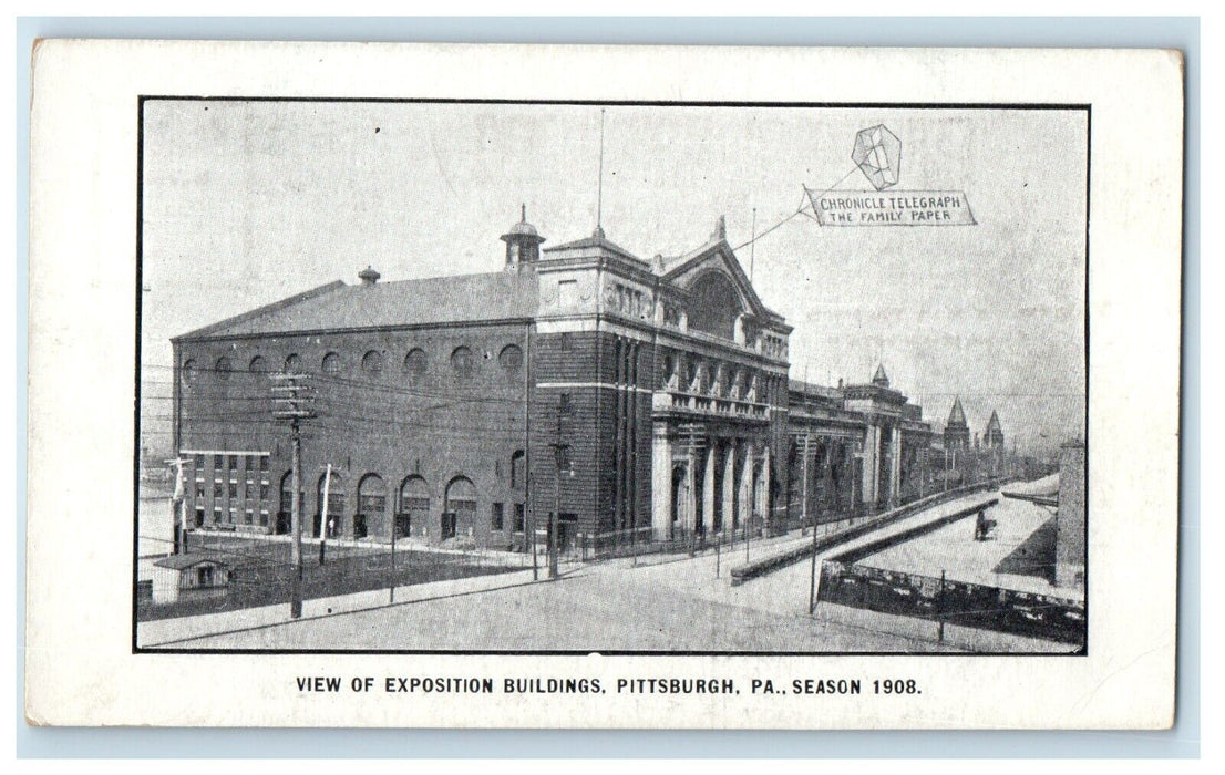 c1910's View Of Exposition Buildings Pittsburgh Pennsylvania PA Antique Postcard