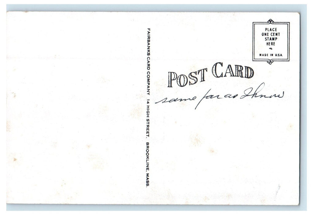 c1930's Community Church West Swanzey New Hampshire NH Vintage Postcard
