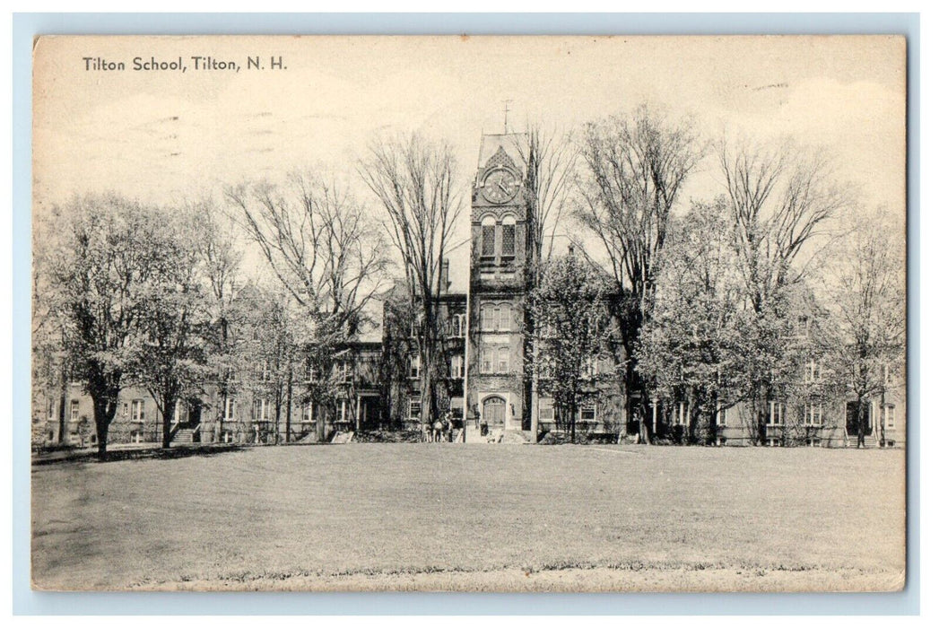1941 View Of Tilton School Building Tilton New Hampshire NH Vintage Postcard