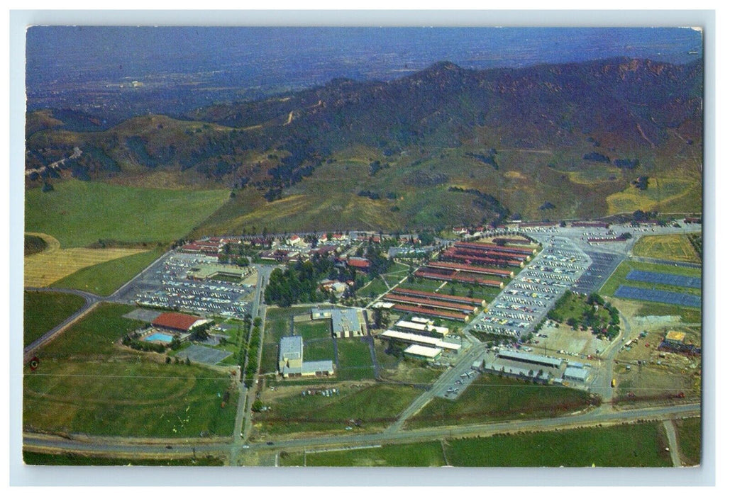 1969 Aerial View Of Mt. San Antonio College Campus Walnut California CA Postcard