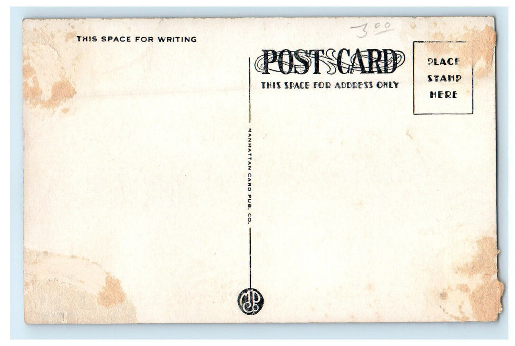 c1920s Baptist Church, Pittsfield Massachusetts MA Unposted Vintage Postcard