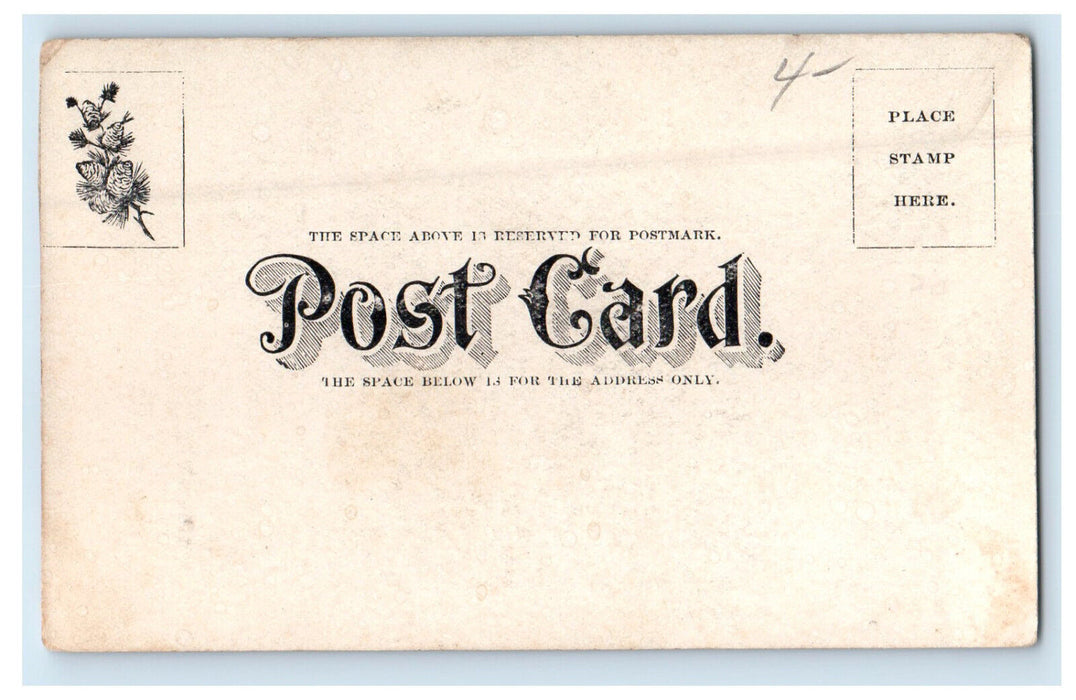 c1905 Bridge, Whiteface New Hampshire NH Posted Antique Postcard