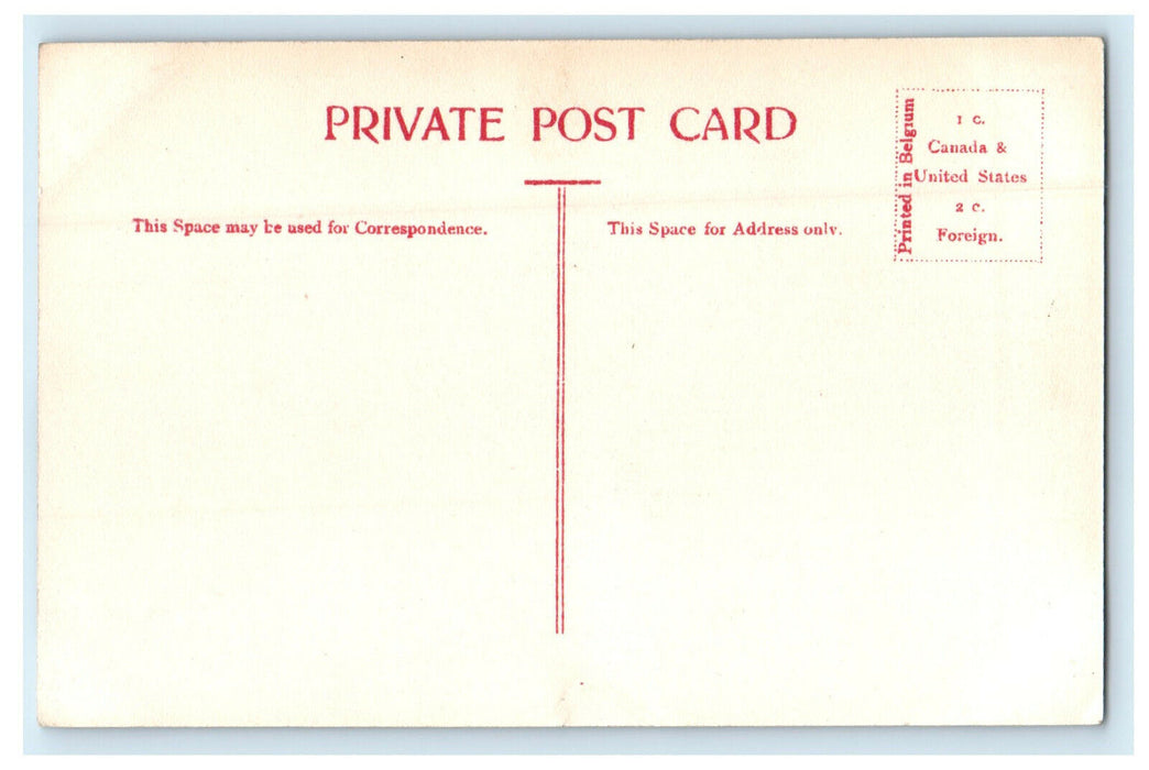 c1910s Drummond Street in Winter, Montreal Quebec Canada Foreign Postcard