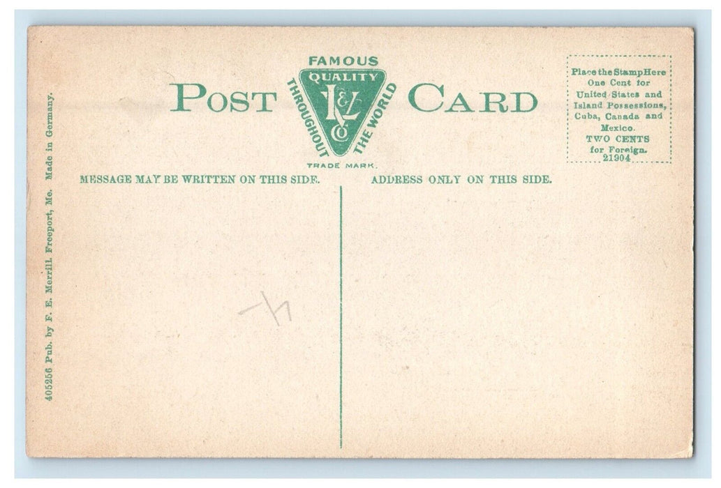 c1910's A View Of Pound Of Tea South Freeport Maine ME Unposted Antique Postcard