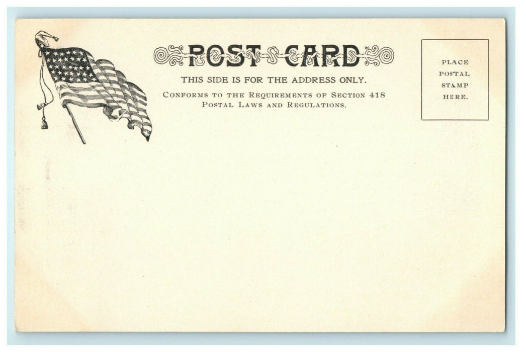 c1900 Court Street Keene New Hampshire NH Unposted Antique Postcard