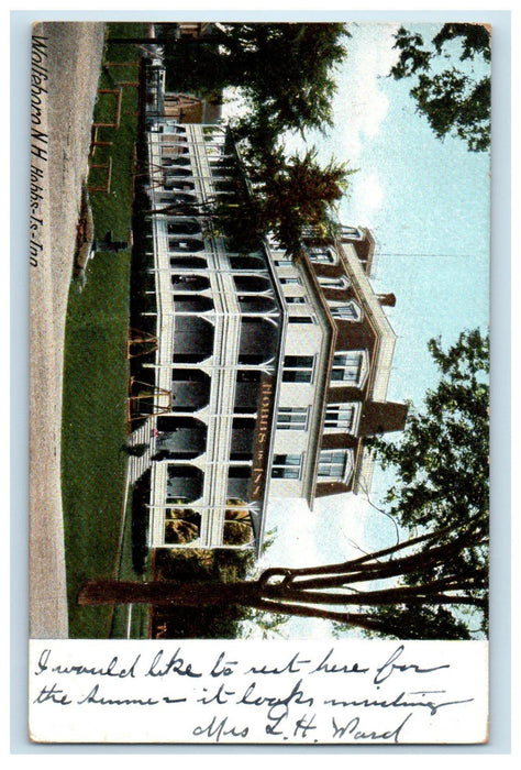 c1905 Hobbs Is In, Wolfeboro New Hampshire NH Unposted Antique Postcard