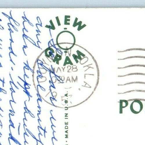 1957 Apache Tribe Mt. Spirit Dance Guymon Oklahoma OK Posted Vintage Postcard