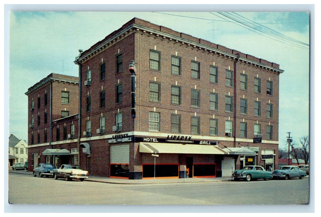 Liberty Hotel And Grill Cleburne Street View Johnson County Texas TX Postcard