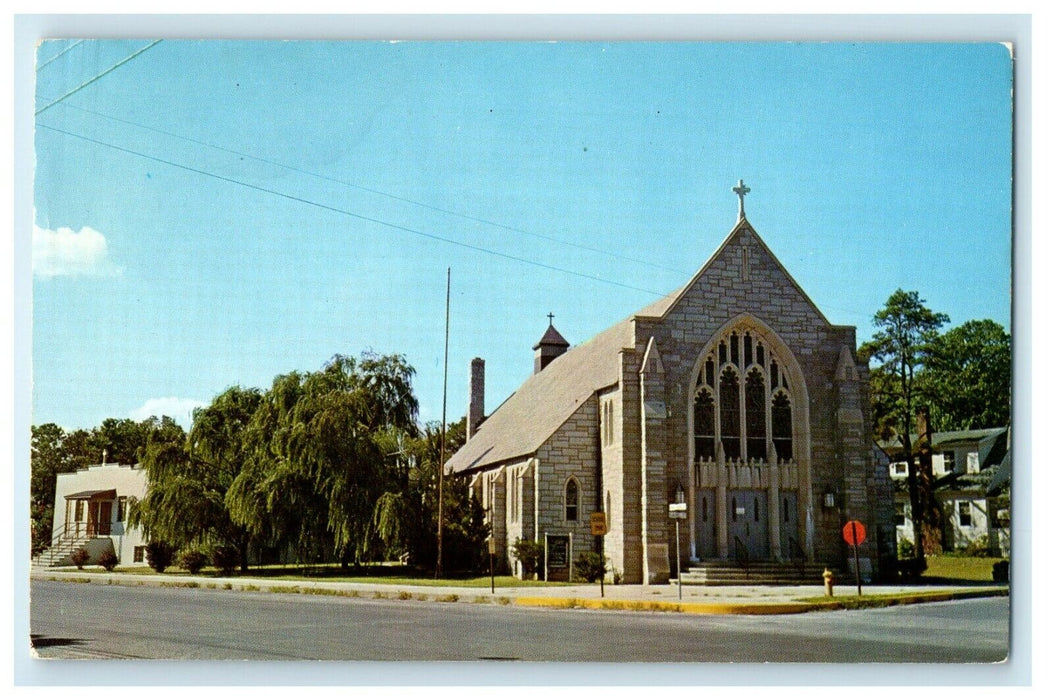 Rehoboth Delaware DE, St. Edmonds Roman Catholic Church Parish House Postcard