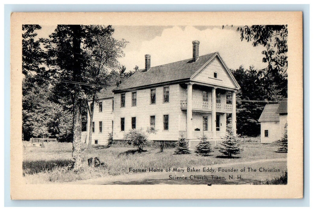 Former Home Of Mary Baker Eddy Science Church Tilton New Hampshire NH Postcard