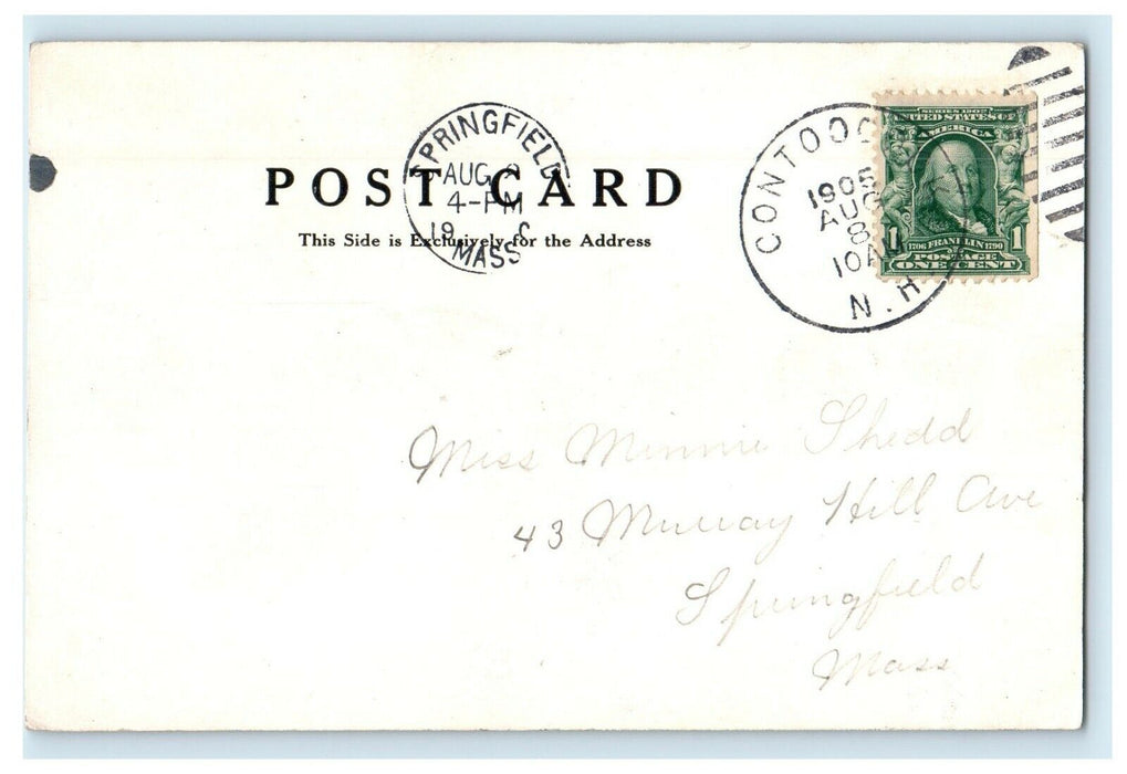 1905 Mt. Lookout House Contoocook New Hampshire NH Posted Antique Postcard