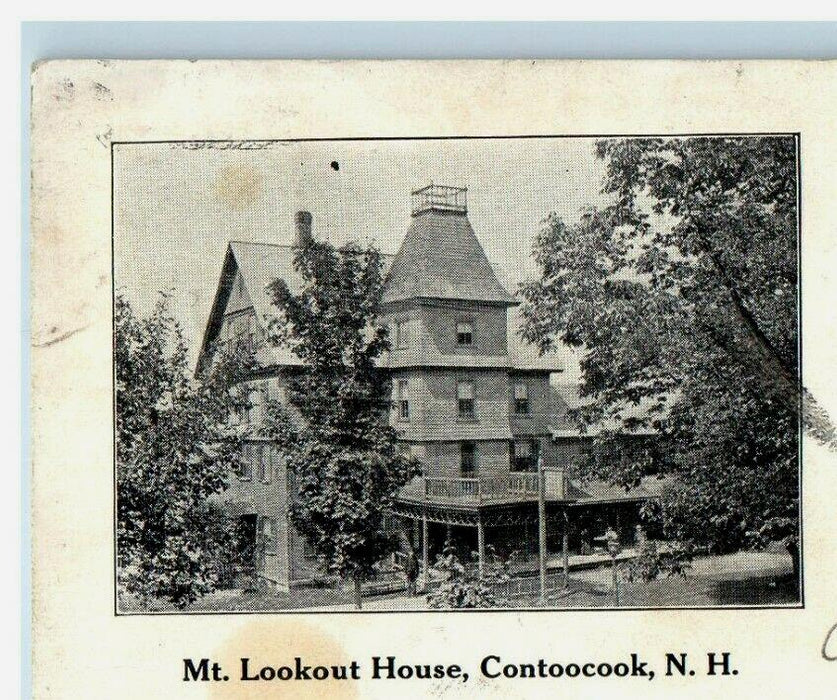 1905 Mt. Lookout House Contoocook New Hampshire NH Posted Antique Postcard
