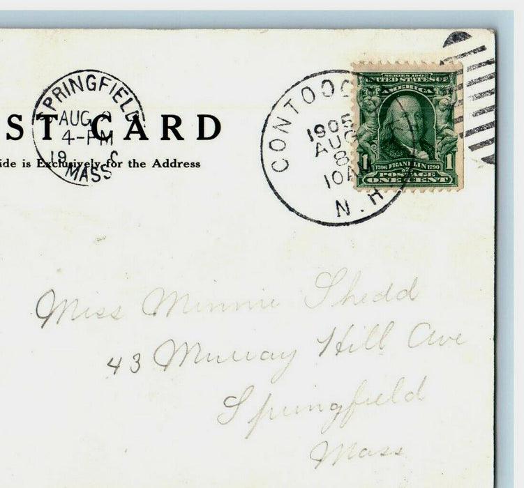 1905 Mt. Lookout House Contoocook New Hampshire NH Posted Antique Postcard