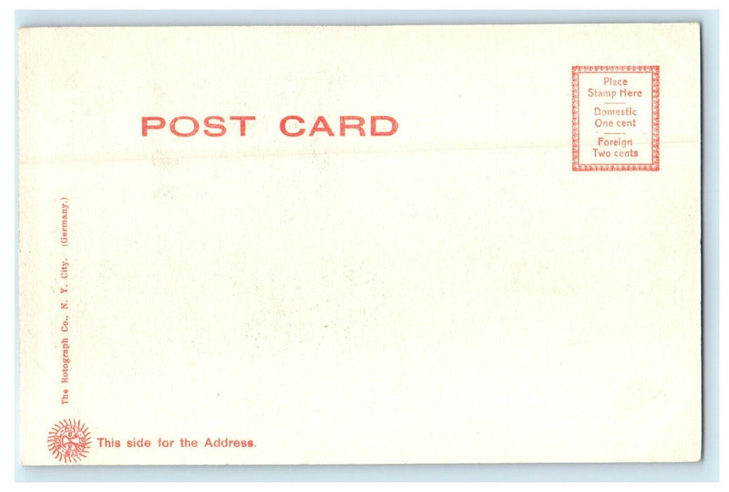 c1905 The Campus Yale University New Haven Connecticut CT Rotograph Postcard