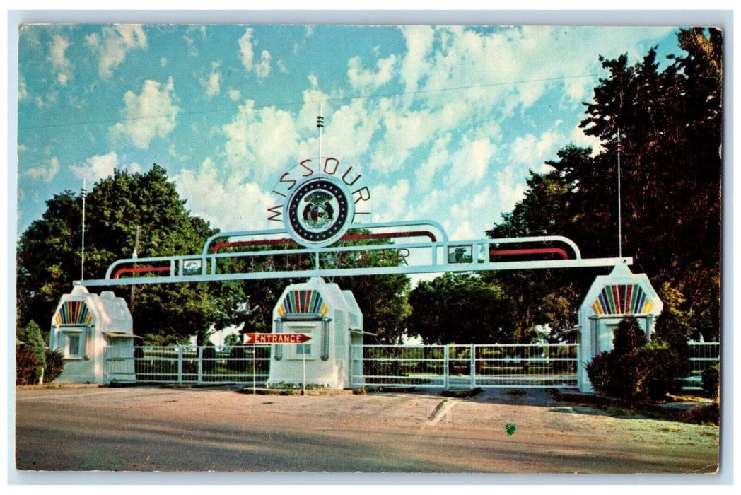 1965 Entrance To Missouri State Fairground Sedalia Missouri MO Vintage Postcard