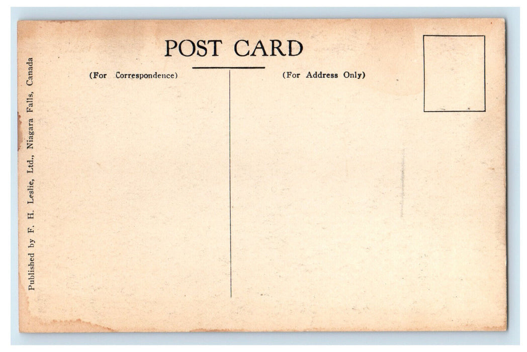 c1940's Steamers in Flight Locks Welland Ship Canal Thorold Ontario Postcard