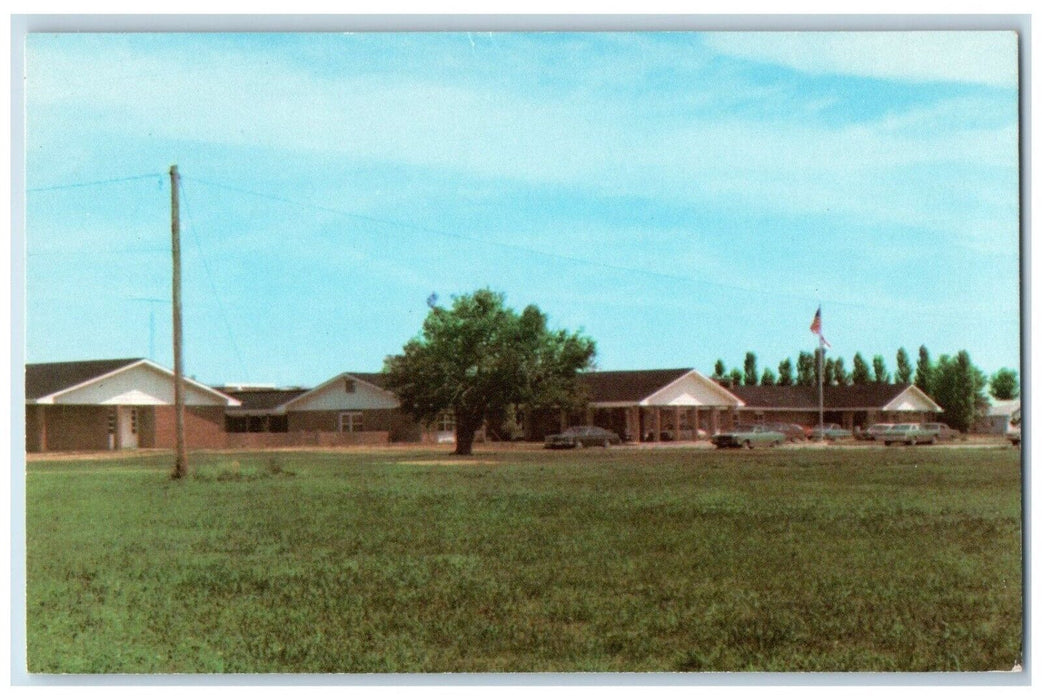 Construction Of The Salt River Nursing Home Cars Shelbina Missouri MO Postcard