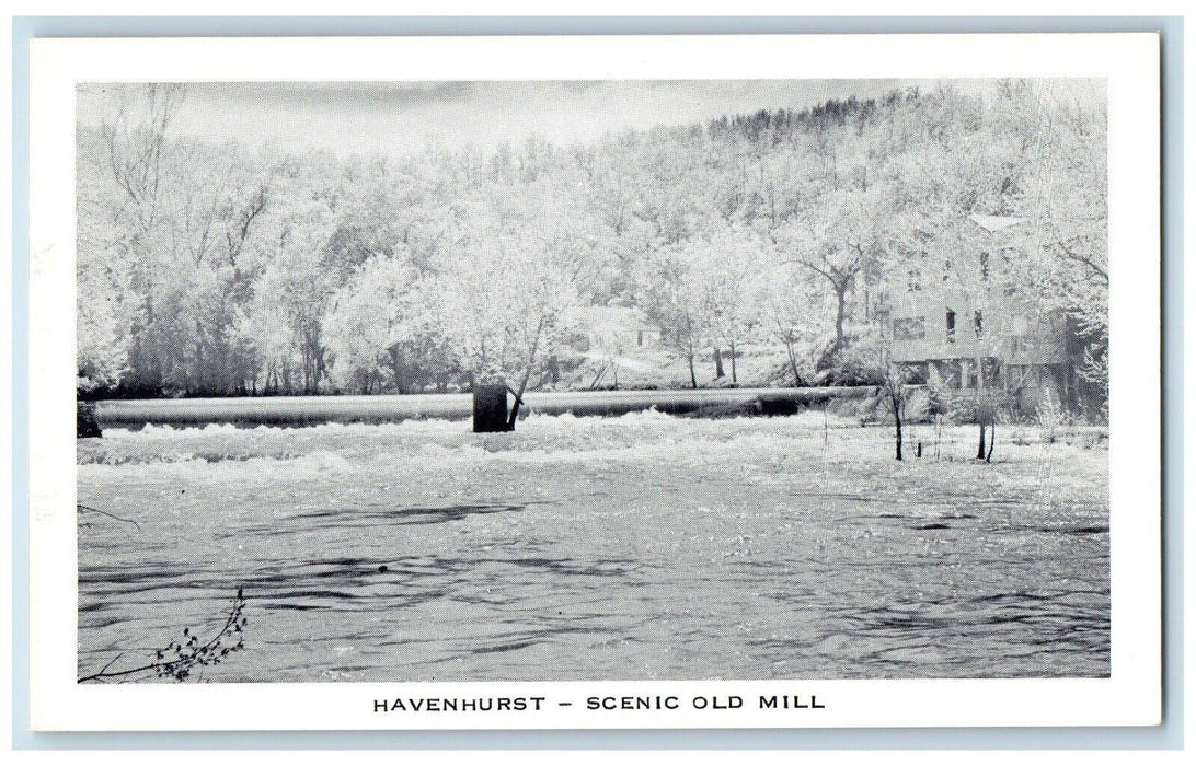 Havenhurst Scenic Old Mill Pineville Missouri MO Unposted Vintage Postcard