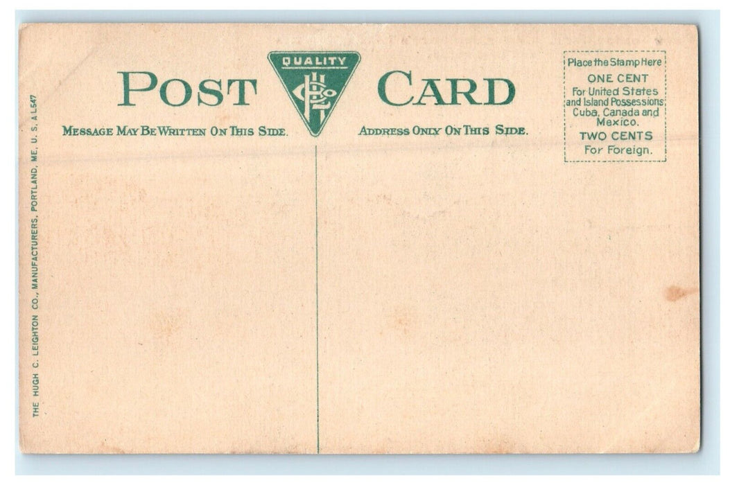 Red Top Freshman's Training Quarters Boat House New London Connecticut Postcard