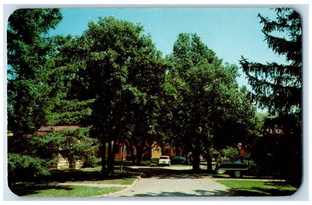 1959 Summer Vacation Home Car At Fair Hills Detroit Lake Minnesota MN Postcard